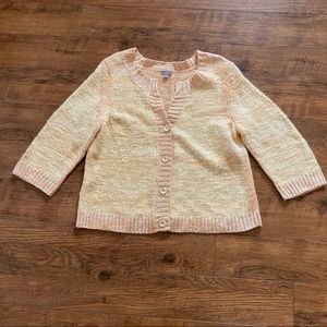 J Jill Sweater Top Size XL Linen Silk EUC Women’s